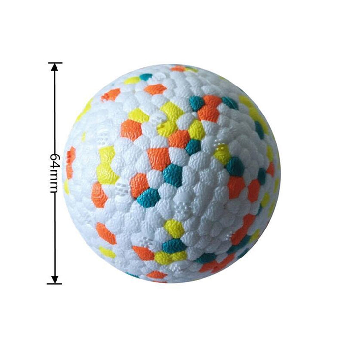 Durable Dog Chew Ball  Interactive Tooth Cleaning Toy