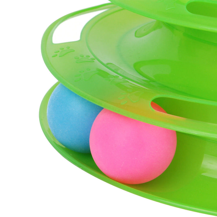 Interactive Cat Ball Toy – Engaging Stacked Play for Active Kitties