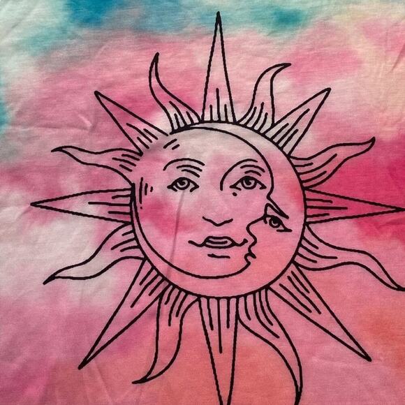 Print Women’s Short Sleeve Loose T-shirt Size S