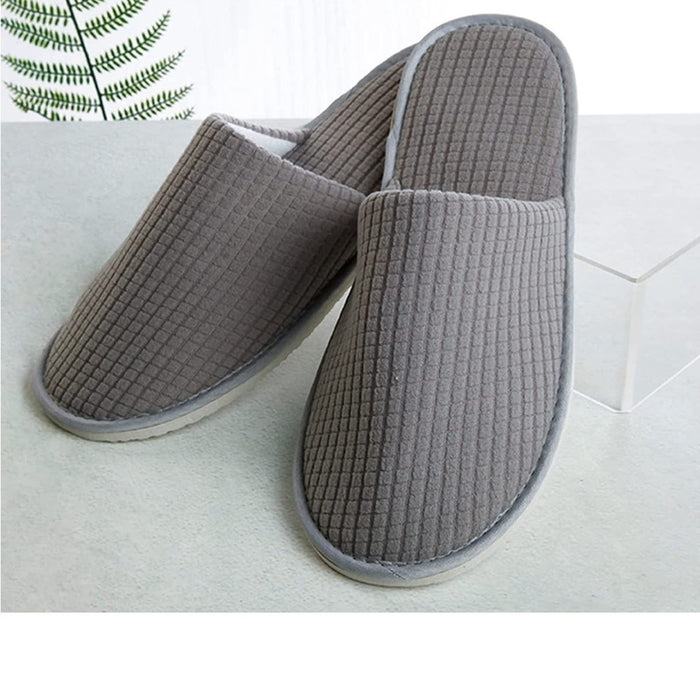 Spa Slippers, Non-Slip Closed Toe Disposable for Guest, Hotel, Travel an…