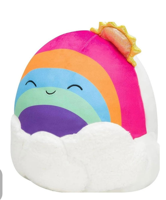 Squishmallows Original 14-Inch Sunshine Rainbow with Clouds