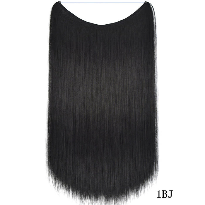 22" Invisible Wire Hair Extensions  Silky Straight & Seamless