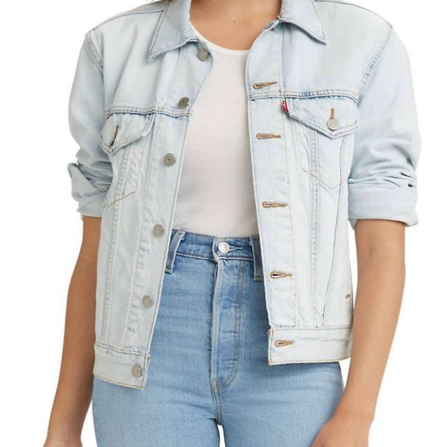 Levi’s Women’s Ex-Boyfriend Denim Trucker Jacket - Size XL