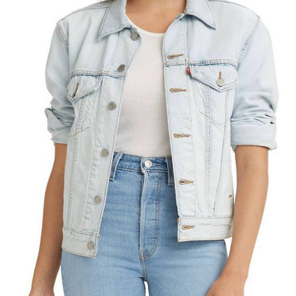 Levi’s Women’s Ex-Boyfriend Denim Trucker Jacket - Size XL