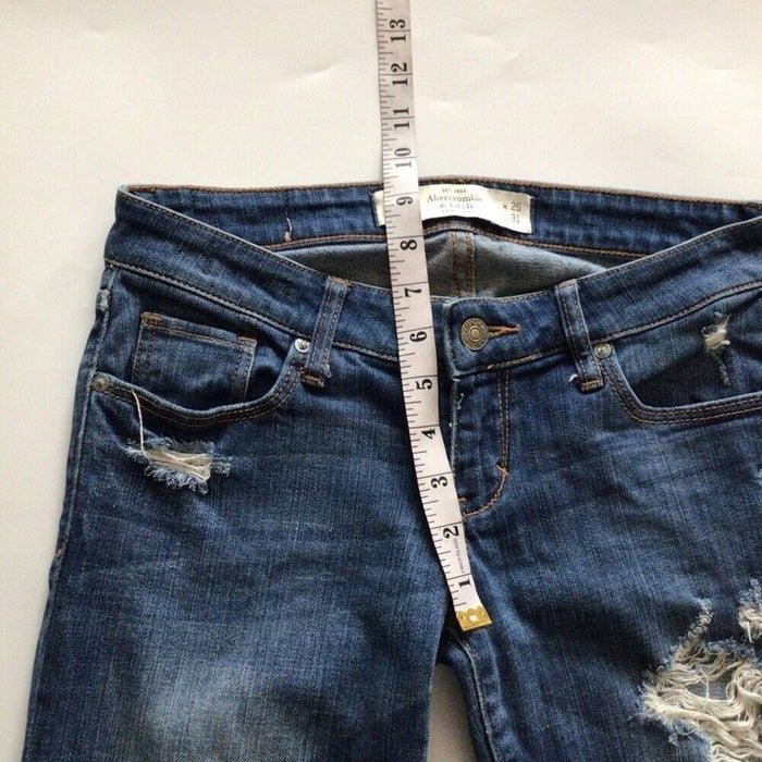 Abercrombie & Fitch New York Size W 25 L 31 Women’s The A & F Super Skin…