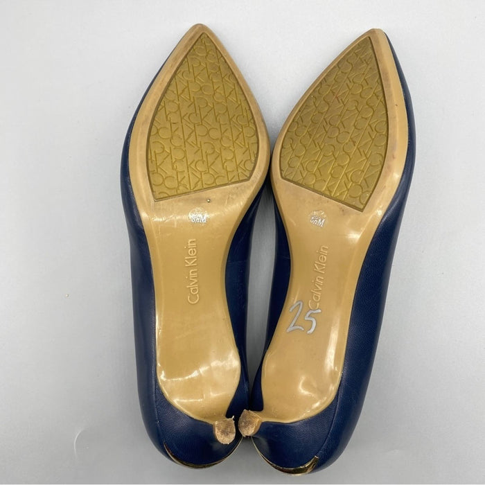 Calvin Klein Size 8 1/2 Women’s Solid Color Pump Shoes