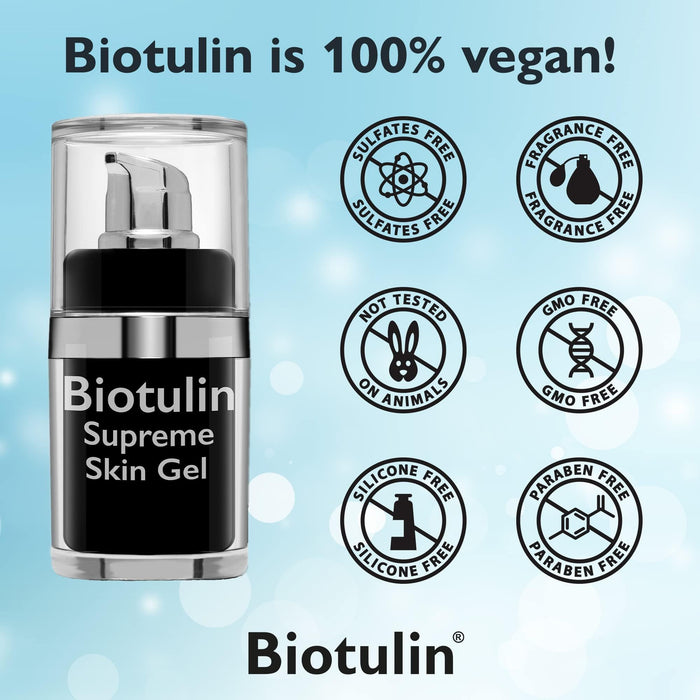 BIOTULIN - Supreme Skin Gel [2-PACK] I Facial Lotion I Hyaluronic Acid Serum for Face I Reduces Wrinkles I Skin Care Product I Anti Aging Treatment