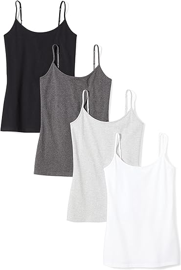 Women's Slim-Fit Camisole, Pack of 4