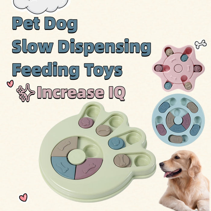 Interactive Dog Puzzle Feeder Toy  IQ Enhancing Slow Feeder for Small & Medium Dogs