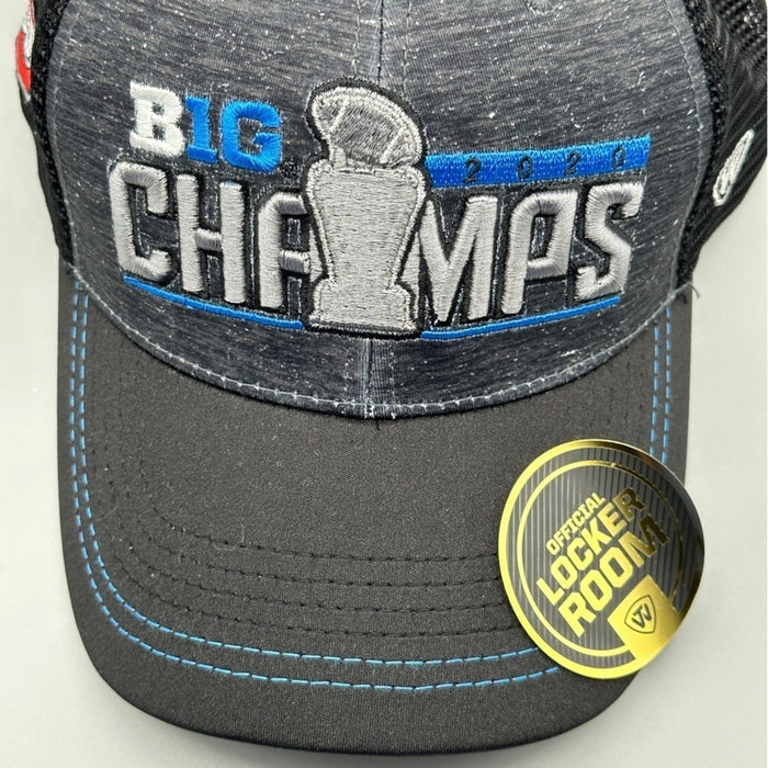 Ohio State Big Ten championship gray Cap hat Snap Back Adult Headwear