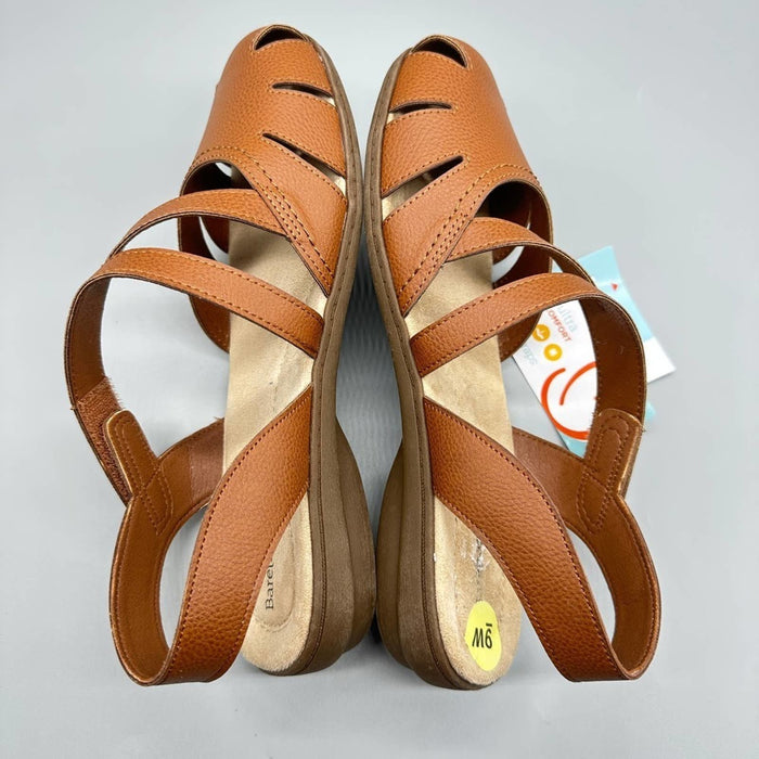Bare traps Women’s Sandal Size 9W Cushion Technology Comfort Solid Color Brown (FREE SHIPPING)