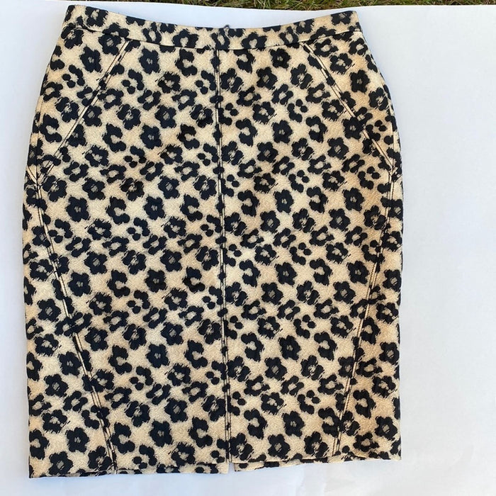 Ann Taylor Size 4 Women’s Mini Floral Short Pencil Skirt