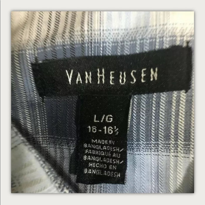VanHeuse Men’s Chambray Short Sleeve  Shirt