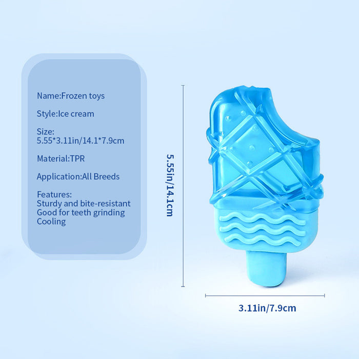 Chill & Chew: Cooling Dog Popsicle Teething Toy Set