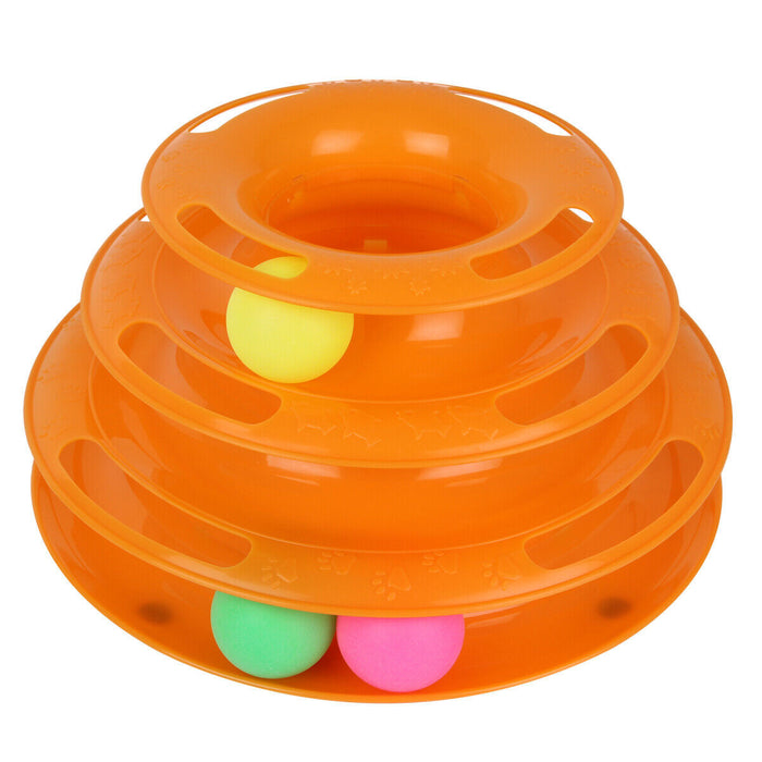 Interactive Cat Ball Toy – Engaging Stacked Play for Active Kitties