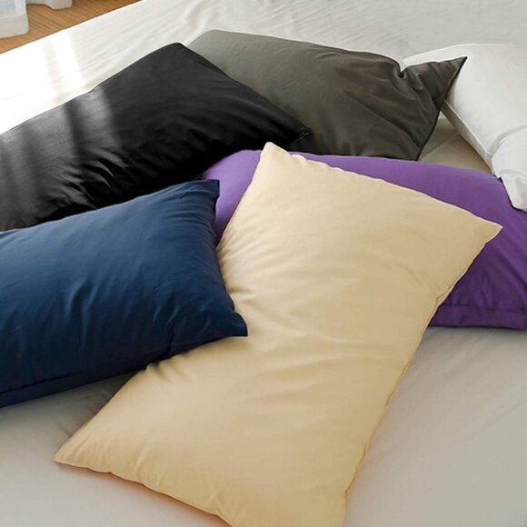 2 Pack Microfiber Queen Pillow Cases, 1800 Super Soft Pillowcases with Envelope