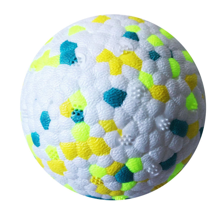 Durable Dog Chew Ball  Interactive Tooth Cleaning Toy