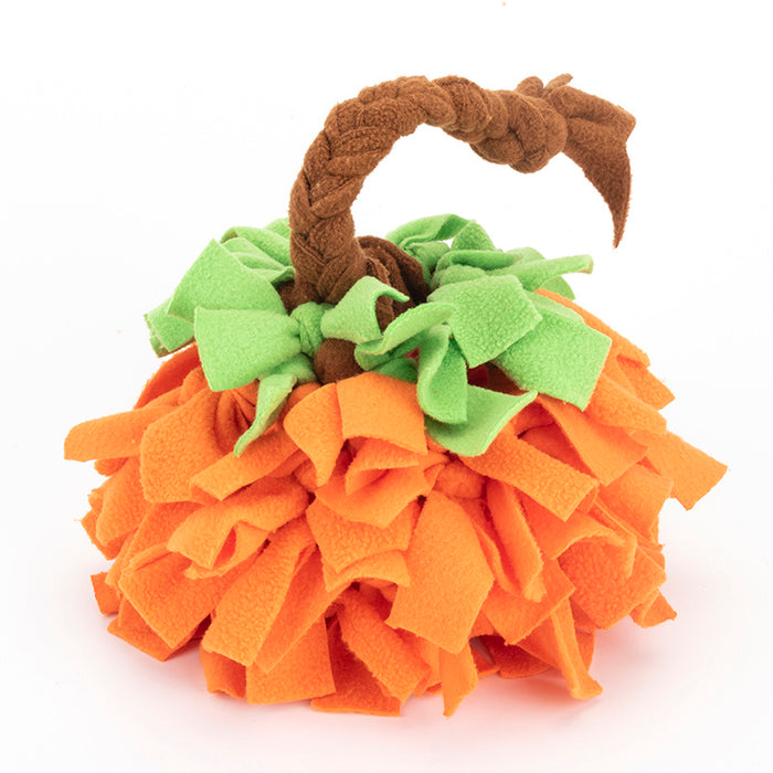 Handmade Pumpkin Snuffle Ball for Interactive Play  Perfect for Small to Medium Dogs