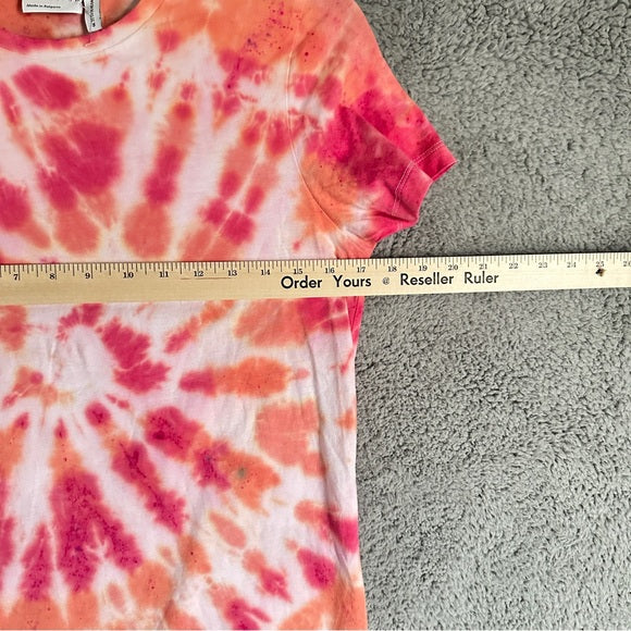 ASOS Women’s Tie-Dye T-Shirt - Pink and Orange - Size US 4 / UK 8 / EU 36 , from  PanacheProse