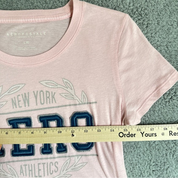 Aéropostale Aero Women’s Pink Graphic Tee - Size Women’s Large, from PanacheProse