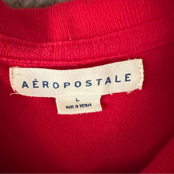 Aéropostale Women’s Red Stretch Tee Shirt - Size Large From PanacheProse