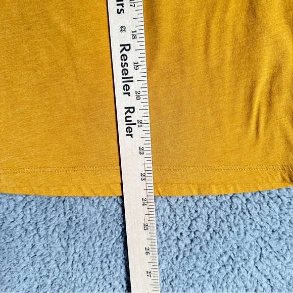 Aeropostale Classic Crew Women's Mustard Yellow Tee - Size Women’s Small, from PanacheProse