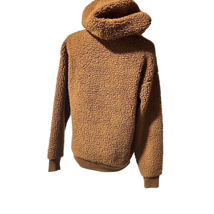 American Eagle Brown Sherpa Hoodie - Size XS, from PanacheProse