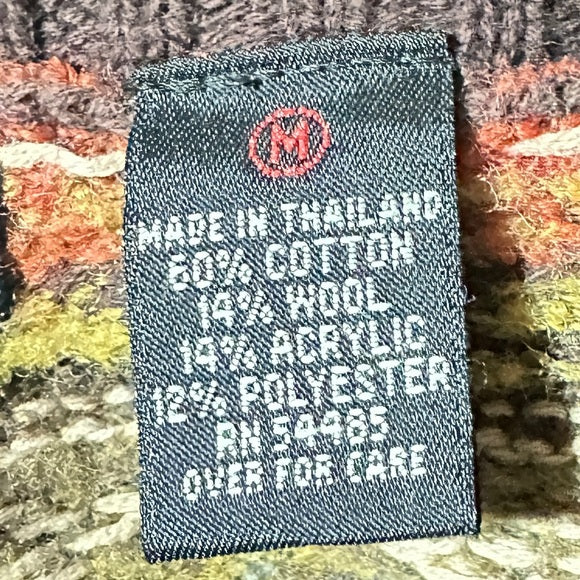 American Eagle Outfitters Multicolor Crewneck Sweater – Size Medium  from PanacheProse