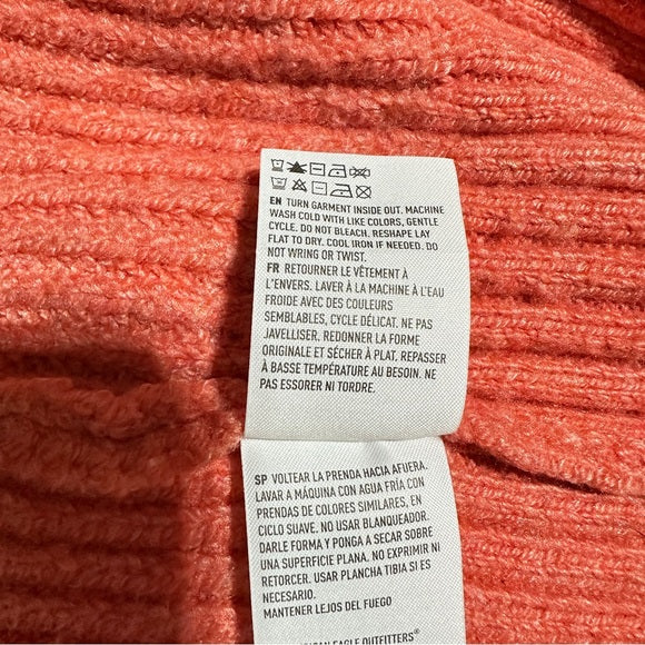 American Eagle Outfitters Women’s Coral Crew-Neck Sweater – Size Small from PanacheProse