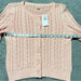 American Eagle Pink Cable Knit Cardigan – Size Medium, from PanacheProse