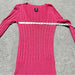 American Eagle Pink Cable Knit V-Neck Sweater Women’s - Size Small, from PanacheProse