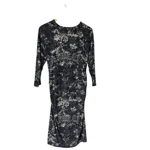 Ann Taylor Zip Front Crew Neck 3/4 Elegant Black / Brown Dress - Size Women’s 12, from PanacheProse