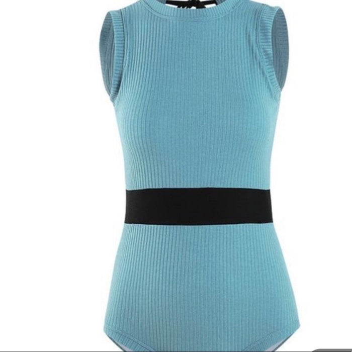 Baby Blue One Piece Swimsuit - From PanacheProse