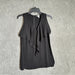 Banana Republic Elegant Black Sleeveless Ruffle Blouse – Size 2 (Women’s), from PanacheProse