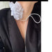 Big Flower Choker Wedding Bridal Tie Necklace - from PanacheProse
