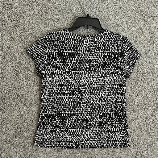 Bleaker & McDougale Black and White Women's Blouse - Size Women’s PL, from PanacheProse