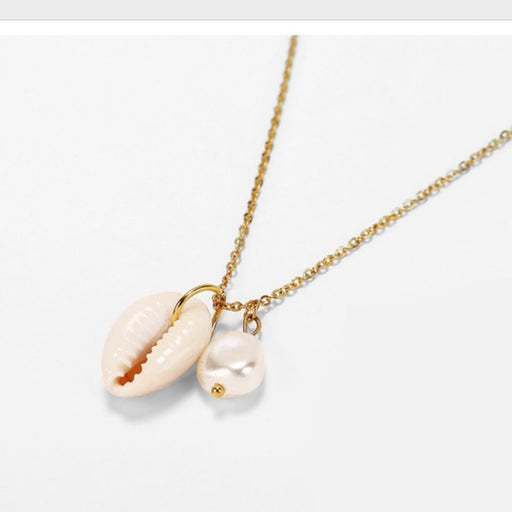 Bohemian Festival Trendy Jewelry Ocean Shell Beach All Occasions Necklace -from PanacheProse