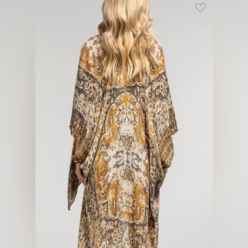 Bohemian Kimono With split Angel sleeve Viscose - From PanacheProse