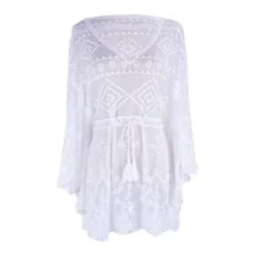 Boho Chic White Lace Swimsuit Cover-Up – from PanacheProse