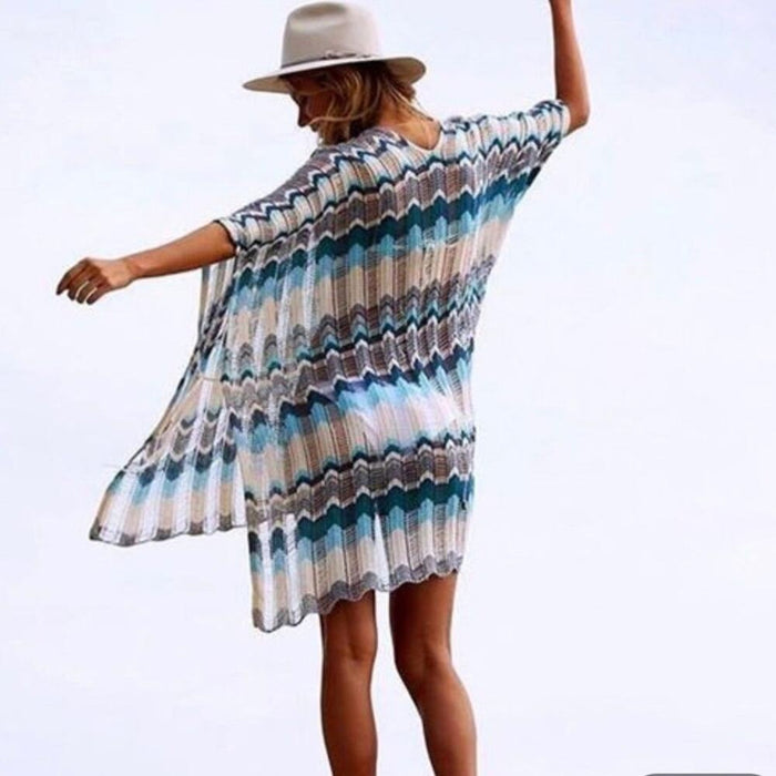 Boho Festival Diva Crotchet Hippie Beach Cover Up - From PanacheProse