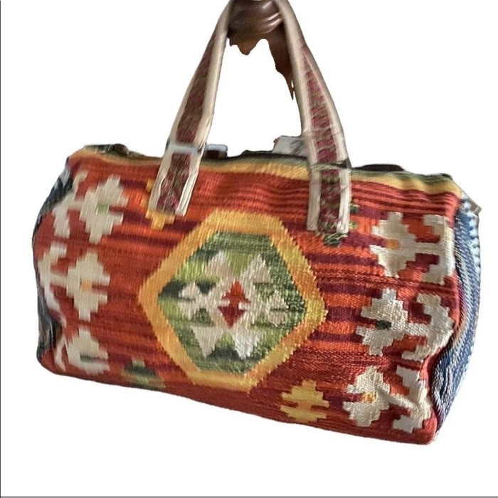 Boho Southwestern Large Weekend Travel Bag -Size Approx.Length: 12”, from PanacheProse