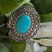 Boho Unique Oval Turquoise Ring - From PanacheProse