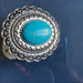 Boho Unique Oval Turquoise Ring - From PanacheProse