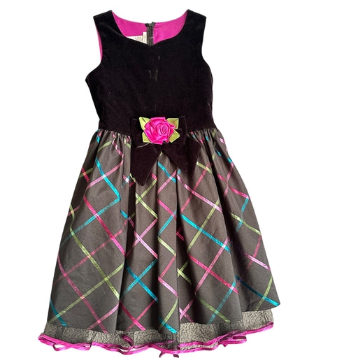 Bonnie Jean Kids Black Bow Dress - Size Girls 14, from PanacheProse