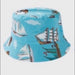Bucket Hats Ships and Boats Sail Print - One Size, from PanacheProse