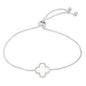 Metal Clover Charm Adjustable Bracelet