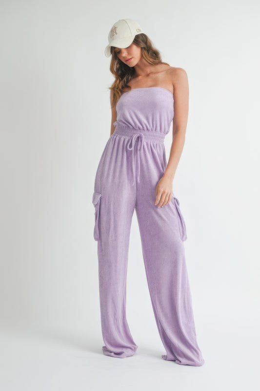 Tube Top  Jumpsuit Romper