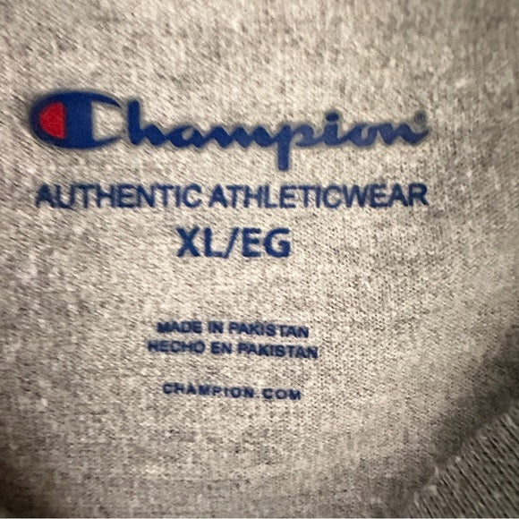 Champion Gray Men's T-Shirt - Size XL From PanacheProse
