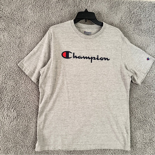 Champion Gray Men's T-Shirt - Size XL From PanacheProse