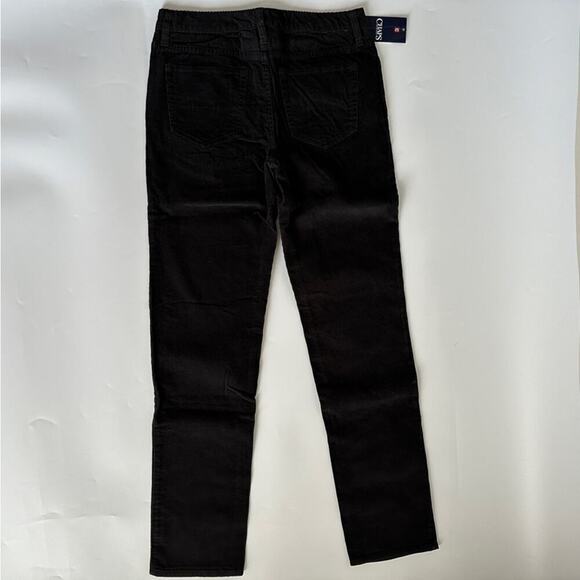 Chaps Big Boys Corduroy Solid Color Black 5 Pocket Long Pants - Size 18, from PanacheProse